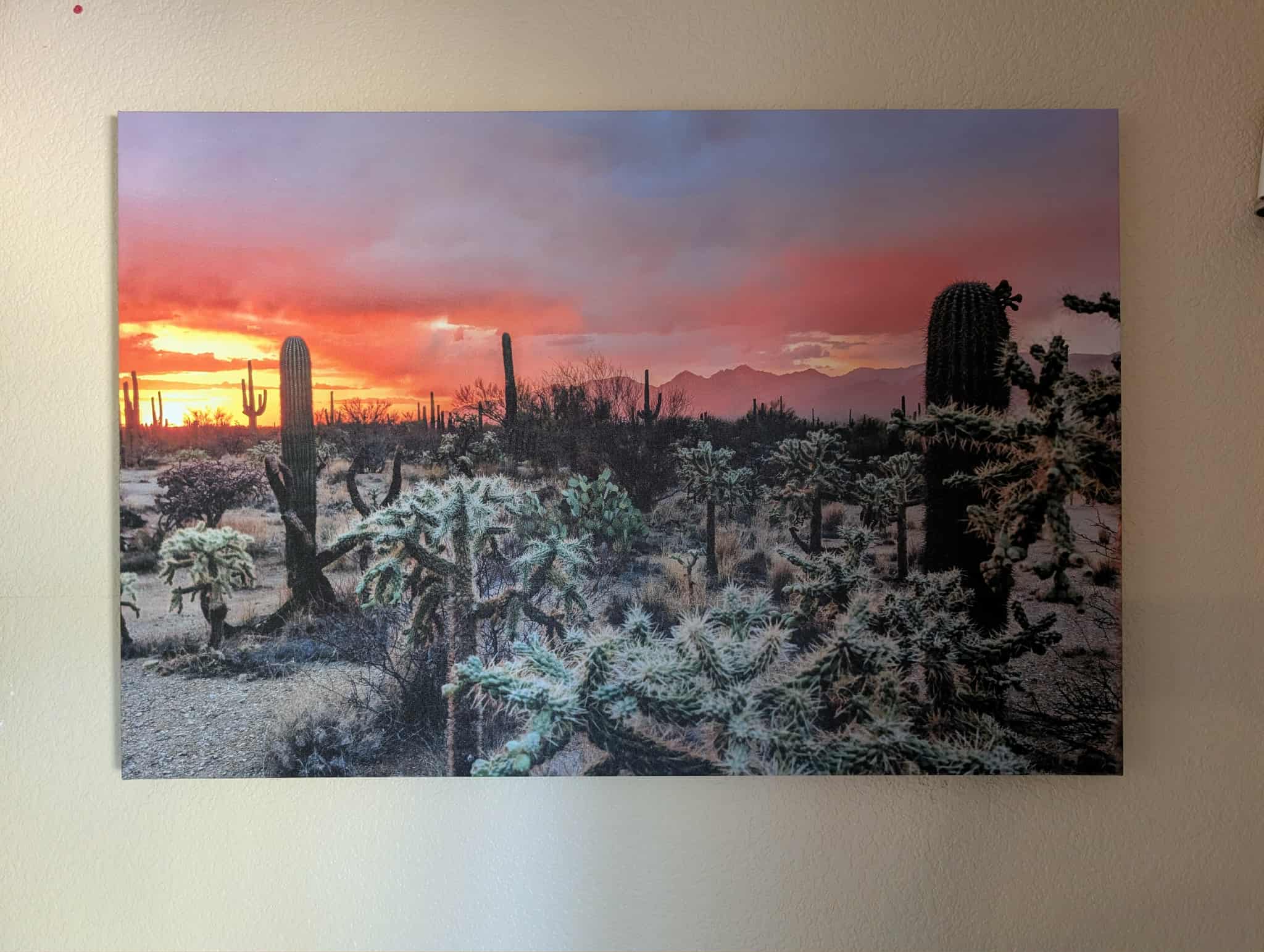 Arizona Fire sky Canvas