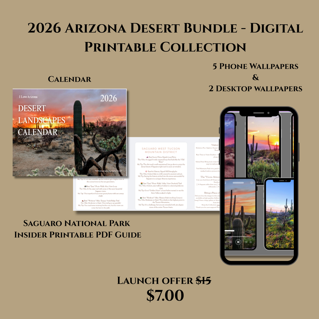 2026 Arizona Desert Bundle - Digital Printable Collection